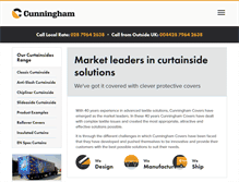 Tablet Screenshot of curtainsides.cunninghamcovers.co.uk